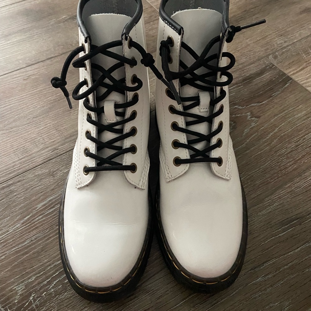 White Doc Marten Boots